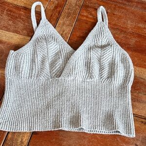 Sincerely Jules Light Gray Knit Top